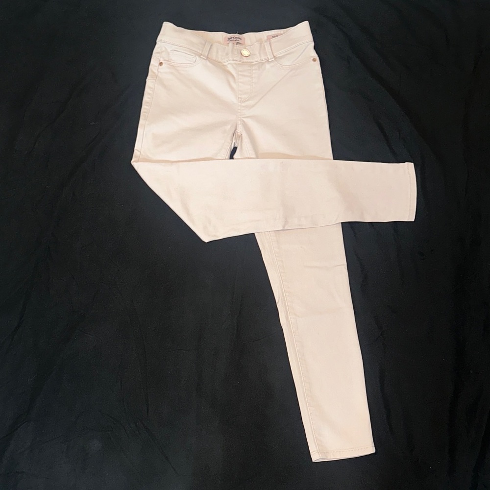 Baby Pink Juicy Couture Women's Light Cream Skinny Jeans
